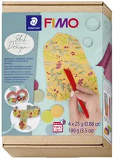 FIMO Kit de pâte à modeler SOFT design slab, à cuire au four