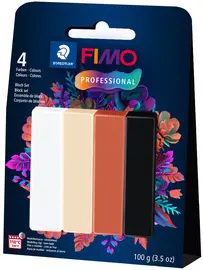 FIMO PROFESSIONAL Set de pâte à modeler "Natural Colours