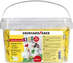 EBERHARD FABER Pâte à modeler EFA plast KIDS, seau, blanc