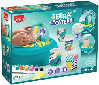 Maped Creativ Kit de poterie TERRA POTTERY