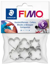 FIMO Moules à découper pour pâte à modeler, en métal, 6
