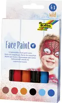 folia Crayons de maquillage Face Paint Set WILD