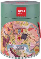 APLI kids Puzzle circulaire "Les monuments", 48 pièces
