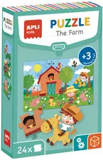 APLI kids Puzzle éducatif "The Farm", 24 pièces
