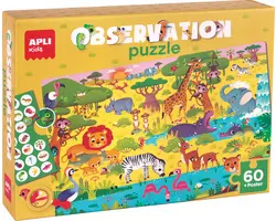 APLI kids Puzzle observation junior "La savane", 60 pièces