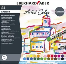 EBERHARD FABER Pastel à l'huile Artist Color, étui de 24