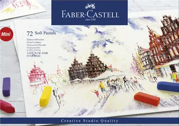 FABER-CASTELL Pastel tendre CREATIVE STUDIO, étui de 72