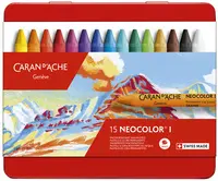 CARAN D'ACHE Pastel à la cire NEOCOLOR I, étui métal de 15