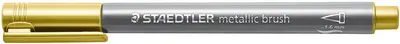 STAEDTLER Feutre pinceau métallisé, or