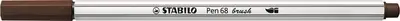 STABILO Feutre pinceau Pen 68 brush, marron
