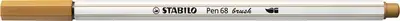 STABILO Feutre pinceau Pen 68 brush, ocre foncé