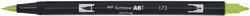 Tombow Feutre double pointe DUAL BRUSH PEN ABT, willow green