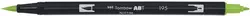 Tombow Feutre double pointe DUAL BRUSH PEN ABT, holley green