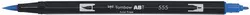 Tombow Feutre double pointe DUAL BRUSH PEN ABT, ultramarine