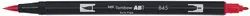 Tombow Feutre double pointe "DUAL BRUSH PEN ABT", carmine