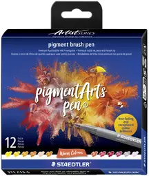 STAEDTLER Feutre pigment brush pen "Warm Colours