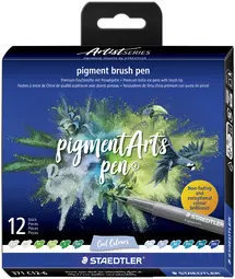 STAEDTLER Feutre pigment brush pen "Cool Colours