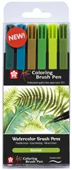 SAKURA Feutre pinceau Koi Colouring Brush Pen "Botanical