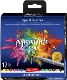 STAEDTLER Feutre pigment brush pen "Basic Colours