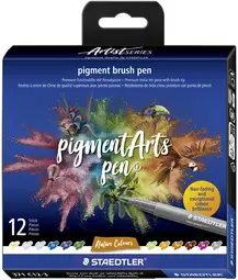 STAEDTLER Feutre pigment brush pen "Nature Colours