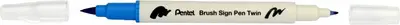PentelArts Feutre pinceau BrushSignPen Twin, set de 12