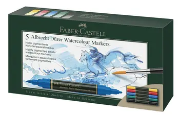 FABER-CASTELL Marqueur aquarelle ALBRECHT DÜRER, étui de 5