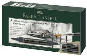 FABER-CASTELL Marqueur aquarelle ALBRECHT DÜRER, tons gris