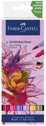 FABER-CASTELL Marqueur aquarelle GOLDFABER, étui Fleurs