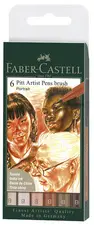 FABER-CASTELL Feutre PITT artist pen, étui "Portrait