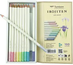 TOMBOW Crayons de couleur IROJITEN "Volume 8", set de 10