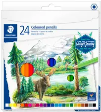 STAEDTLER Crayon couleur Design Journey, étui carton de 24