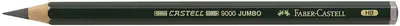 FABER-CASTELL Crayon CASTELL 9000 JUMBO, degré de dureté: HB