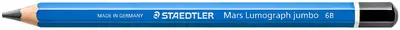 STAEDTLER Crayon graphite Mars Lumograph jumbo, dureté: 6B