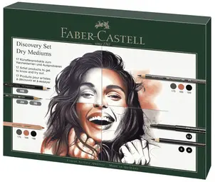 FABER-CASTELL Kit d'artiste Discovery, 17 pièces