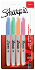 Sharpie Marqueur permanent FINE "Pastel", blister de 4