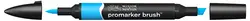 LEFRANC BOURGEOIS WINSOR & NEWTON Promarker Brush, cyan