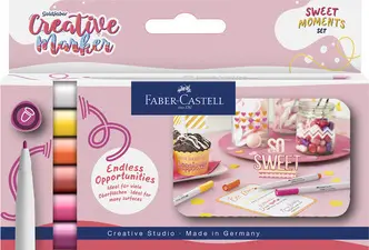 FABER-CASTELL Creative Marker GOLDFABER, étui de 6