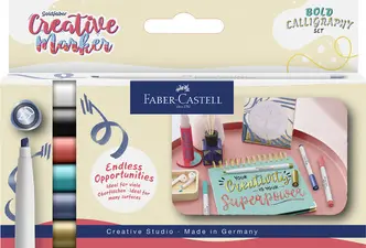 FABER-CASTELL Creative Marker GOLDFABER, étui de 6
