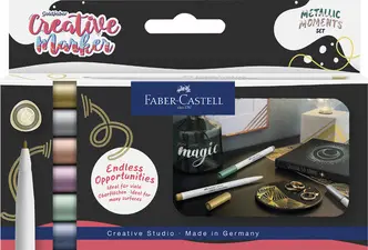 FABER-CASTELL Creative Marker GOLDFABER, étui de 6