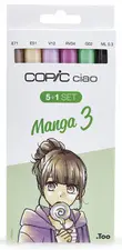 COPIC Kit de marqueurs ciao 5+1 Set, Manga 3