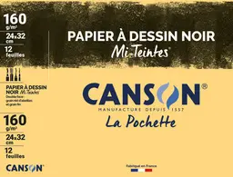 CANSON Papier dessin Mi-teintes, 240 x 320 mm, assorti