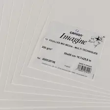 CANSON Papier à dessin Imagine, 500 x 650 mm, 200 g/m2