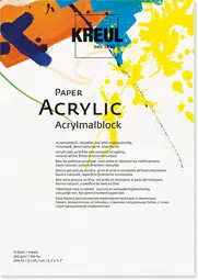 KREUL Bloc pour artiste "Paper Acrylic", 10 feuilles, A3