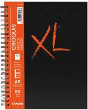 CANSON Carnet de dessin XL BOOK CROQUIS, A5