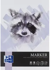 Oxford Art Bloc de dessin marqueur "Marker", A4, 15 feuilles