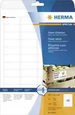 HERMA Power Etiquette SPECIAL, 25,4 x 10 mm, blanc