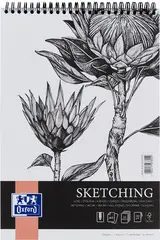 Oxford Art Bloc d'esquisse à spirale "Sketching", A4