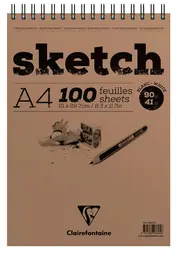 Clairefontaine Bloc croquis SKETCH, A4, 100 feuilles