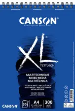 CANSON Bloc de dessin XL MIXED MEDIA Textured, A3