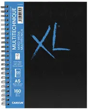 CANSON Carnet de dessin XL BOOK MIXED MEDIA, A5